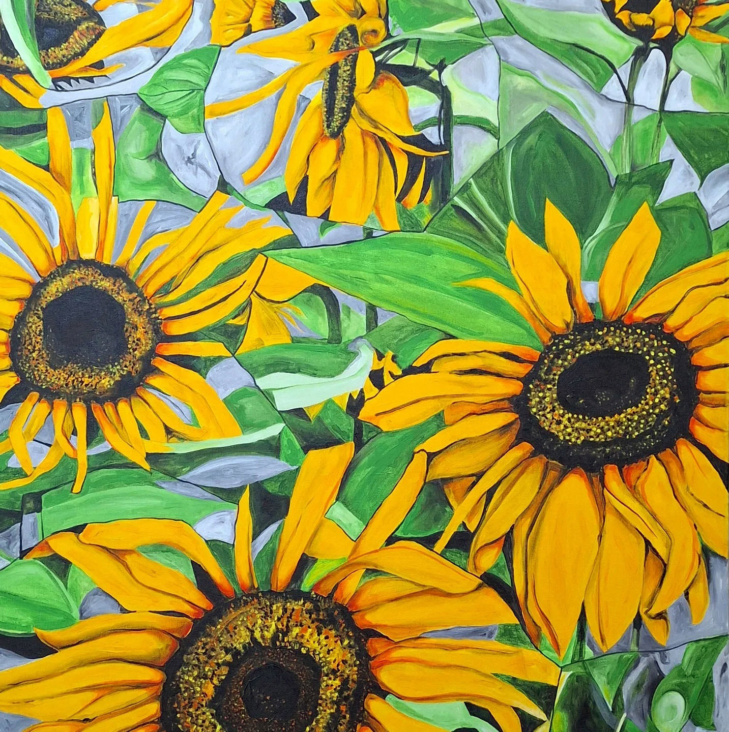First sunflowers of Spring